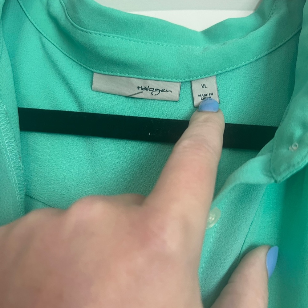 Halogen Button Down Tank / Size Xl - image 2